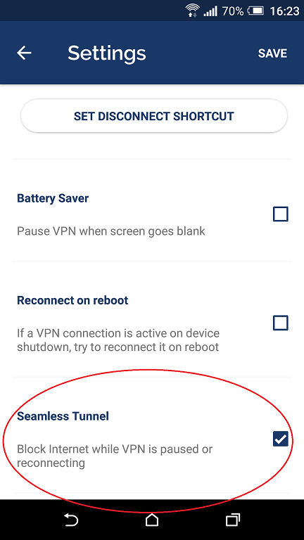 openvpn seamless tunnel for android